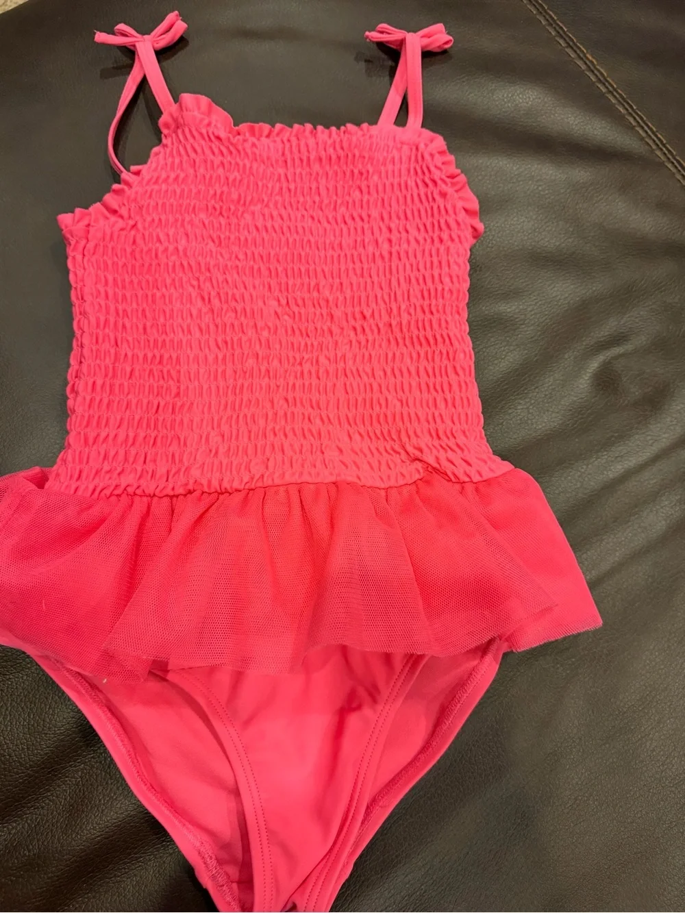 Gymboree Hot Pink Ruffle One-Piece Swimsuit